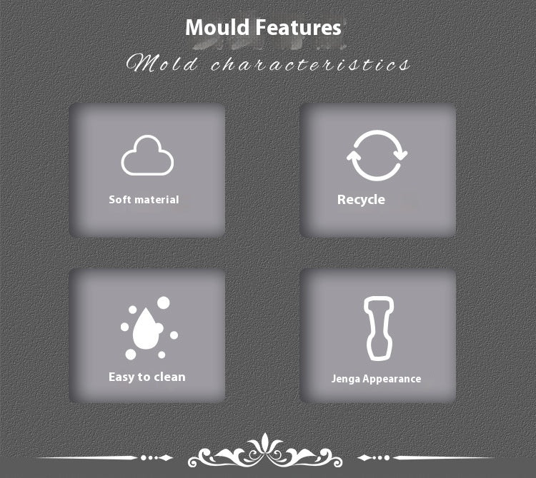 Jenga Aromatherapy Candle Silicone Mold