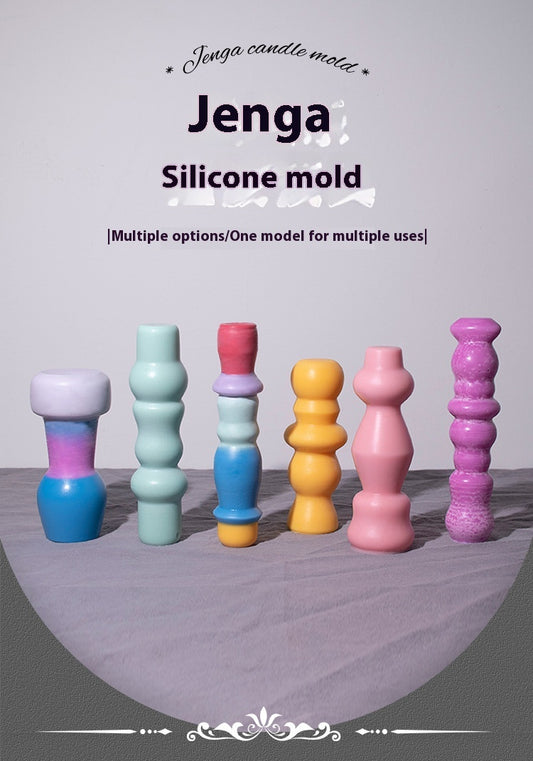 Jenga Aromatherapy Candle Silicone Mold