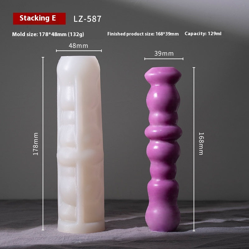 Jenga Aromatherapy Candle Silicone Mold