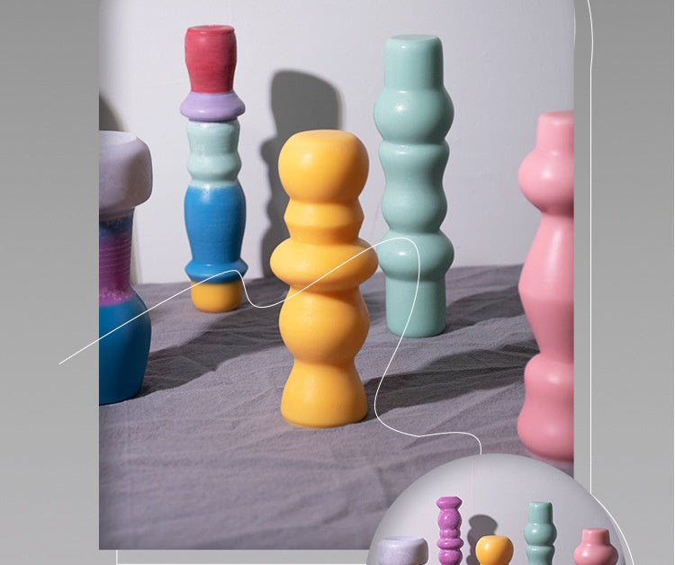 Jenga Aromatherapy Candle Silicone Mold